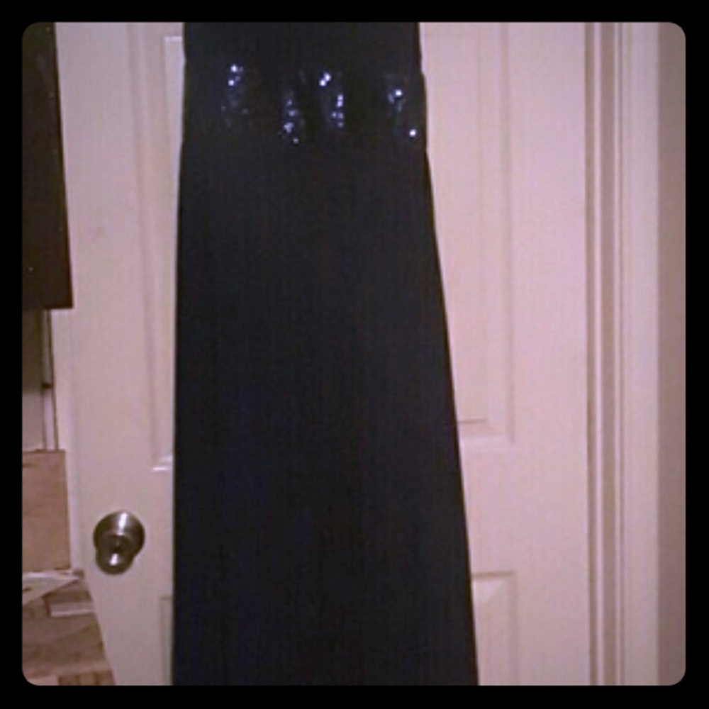 Blue formal maxi